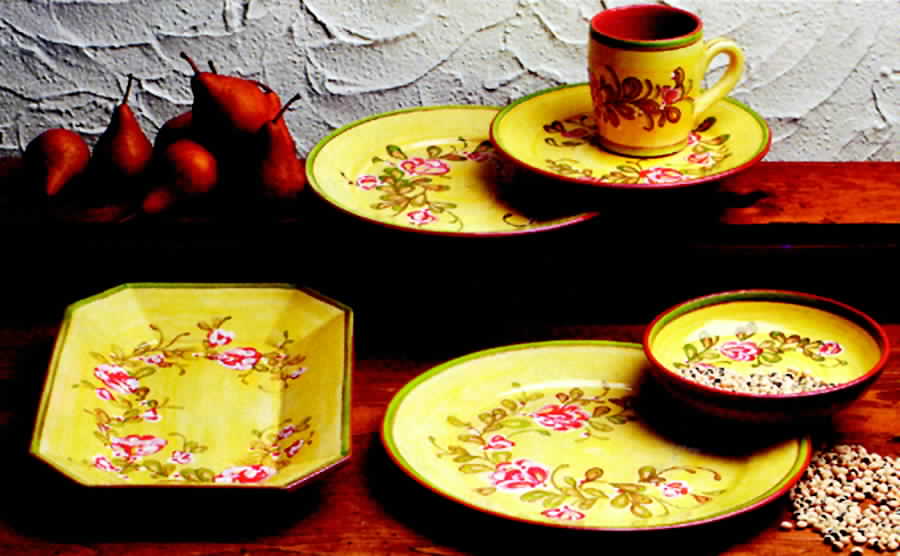 Flores Do Tejo Dinner Plate by Casafina-1