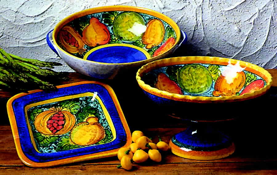 Siracusa 6" Footed Bowl by Casafina-1