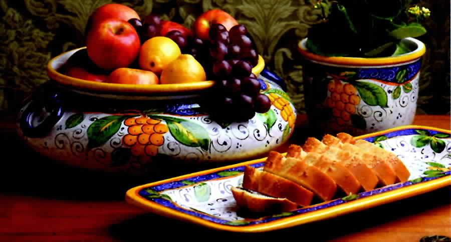 Uva Gialla Large Fruit Bowl by Casafina-1