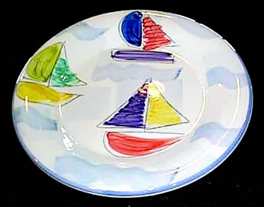 CMI27 Salad Plate by Ceramica (Italy)-1