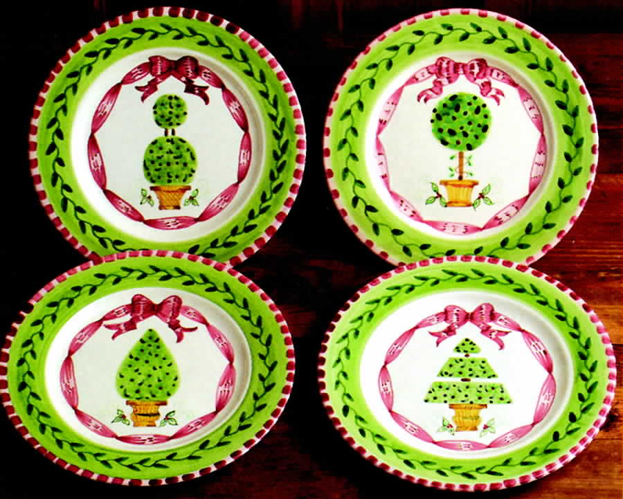 Topiary Salad/Dessert Plate by Casafina-1