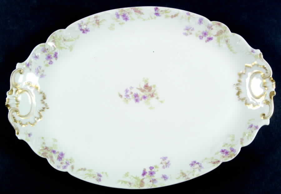CHF1039 15" Oval Serving Platter by Charles Field Haviland-1