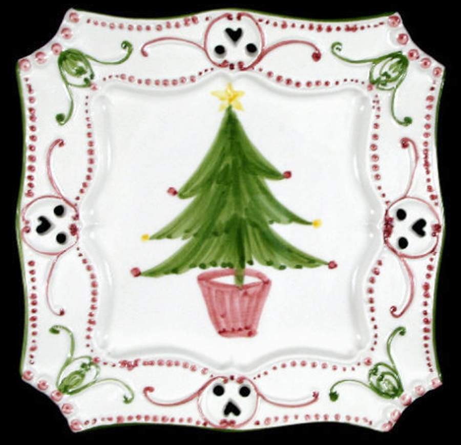Buon Natale 12" Square Serving Platter by Casafina-1