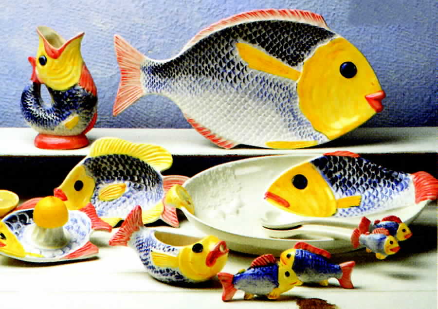 Fruits de Mer 18" Fish Platter by Casafina-1