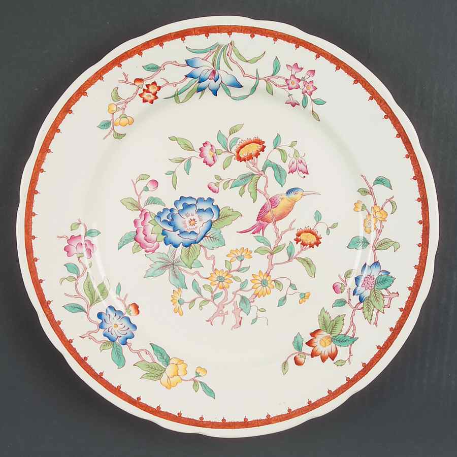 Pembroke E77 (Off White Background) Dinner Plate by Coalport-1
