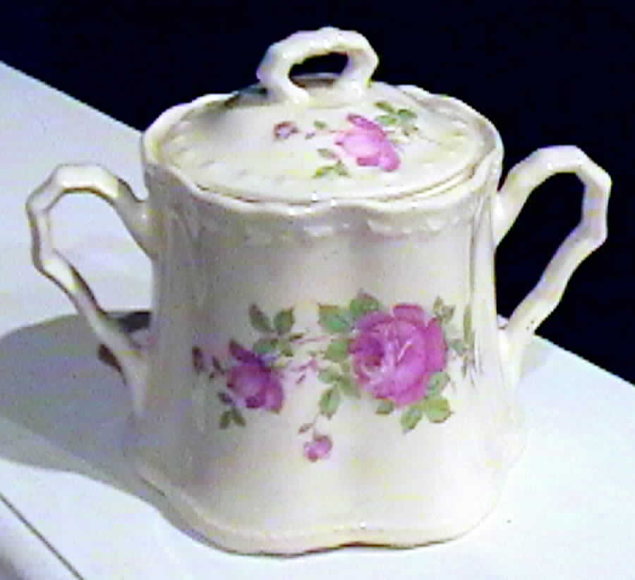 CRO268 Sugar Bowl & Lid by Crooksville-1