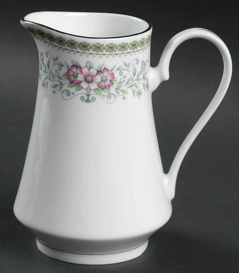 Bouquet (Platinum Trim) Creamer by Crown Ming-1