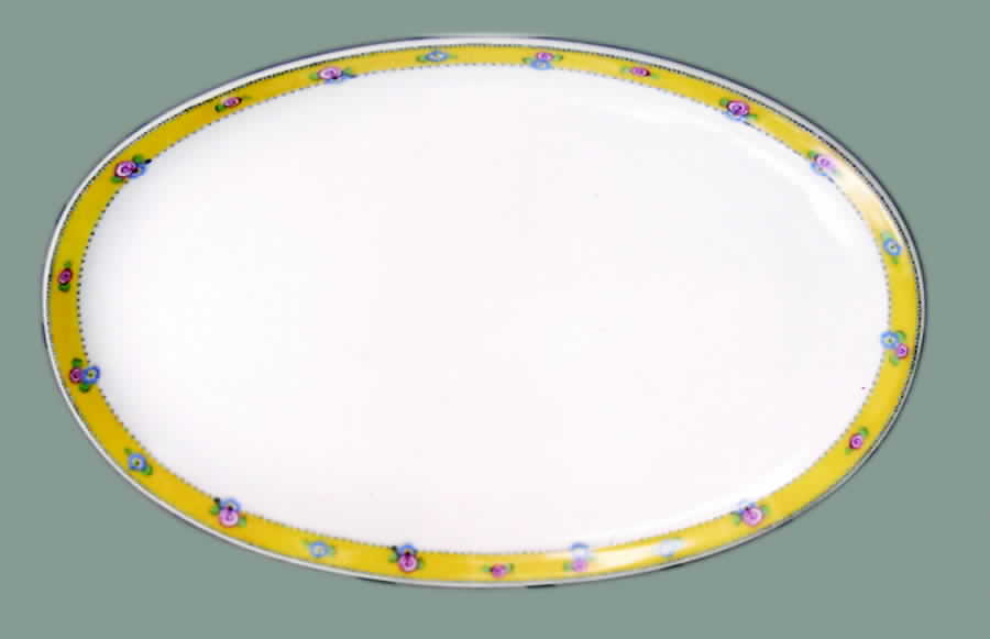 CHF1042 12" Oval Serving Platter by Charles Field Haviland-1