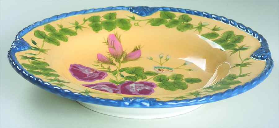 Rose Garden Rim Soup Bowl by Certified International-1