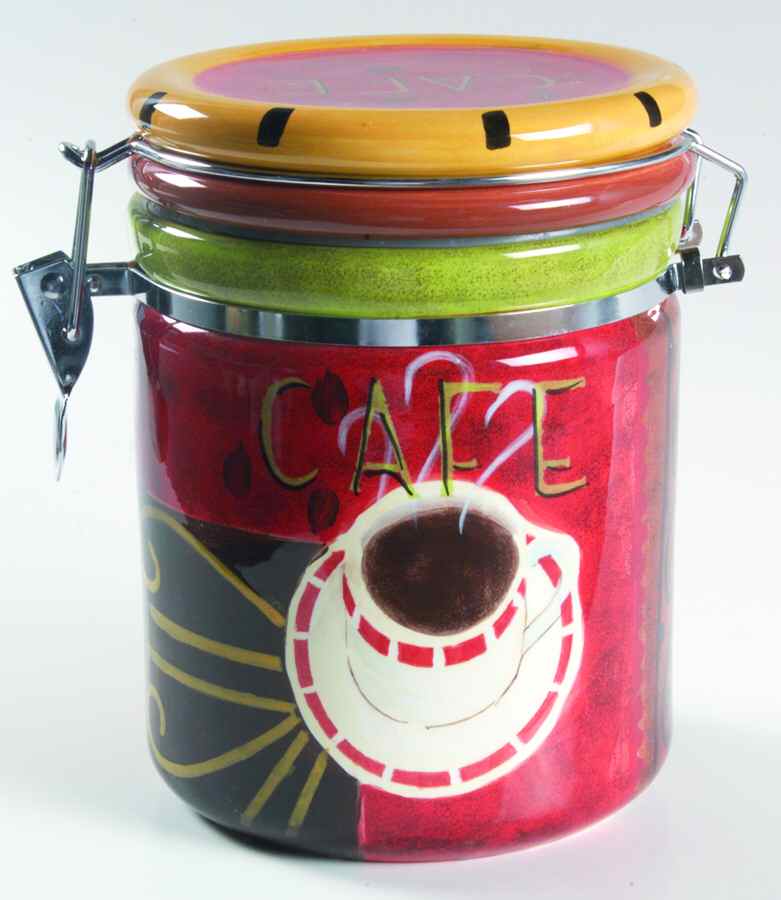 Java Medium Canister & Lid by Certified International-1