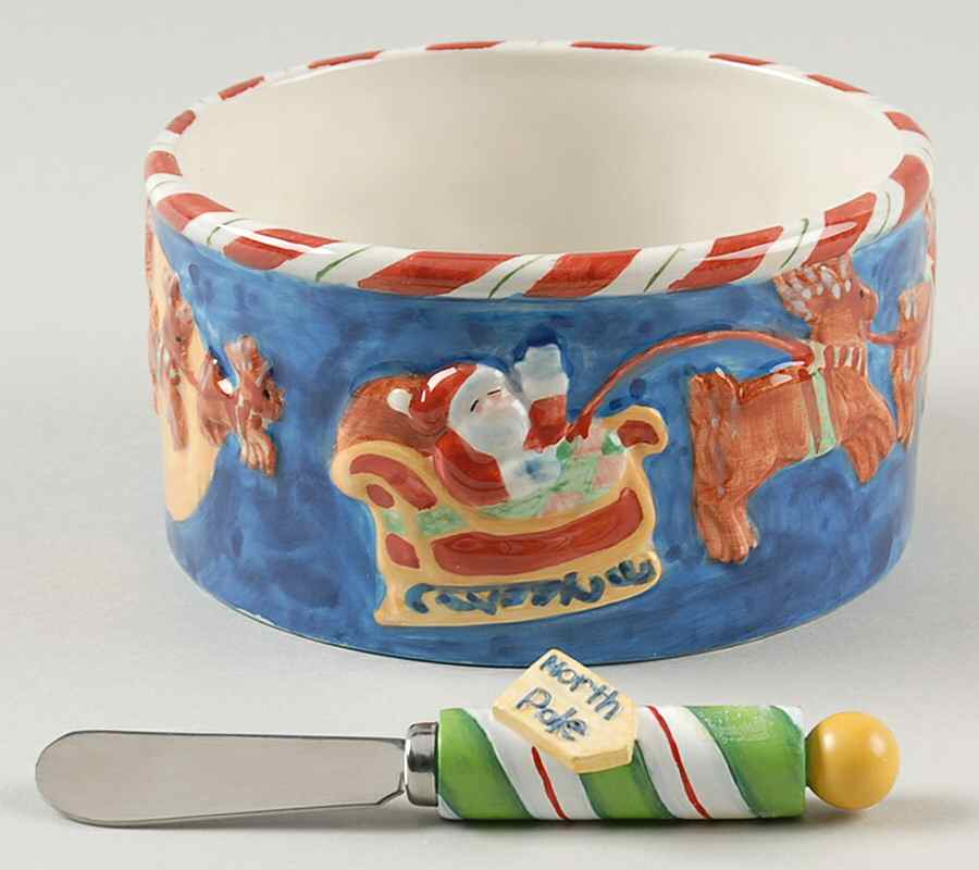 North Pole Dip Bowl & Spreader Set by Certified International-1