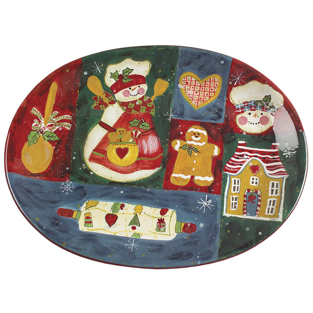 Bake Shoppe 16" Oval Serving Platter by Certified International-1