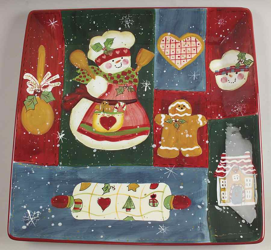 Bake Shoppe 13" Square Serving Platter by Certified International-1