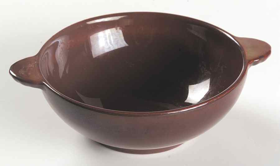 Rancho Redwood (Glossy) Lugged Cereal Bowl by Catalina-1