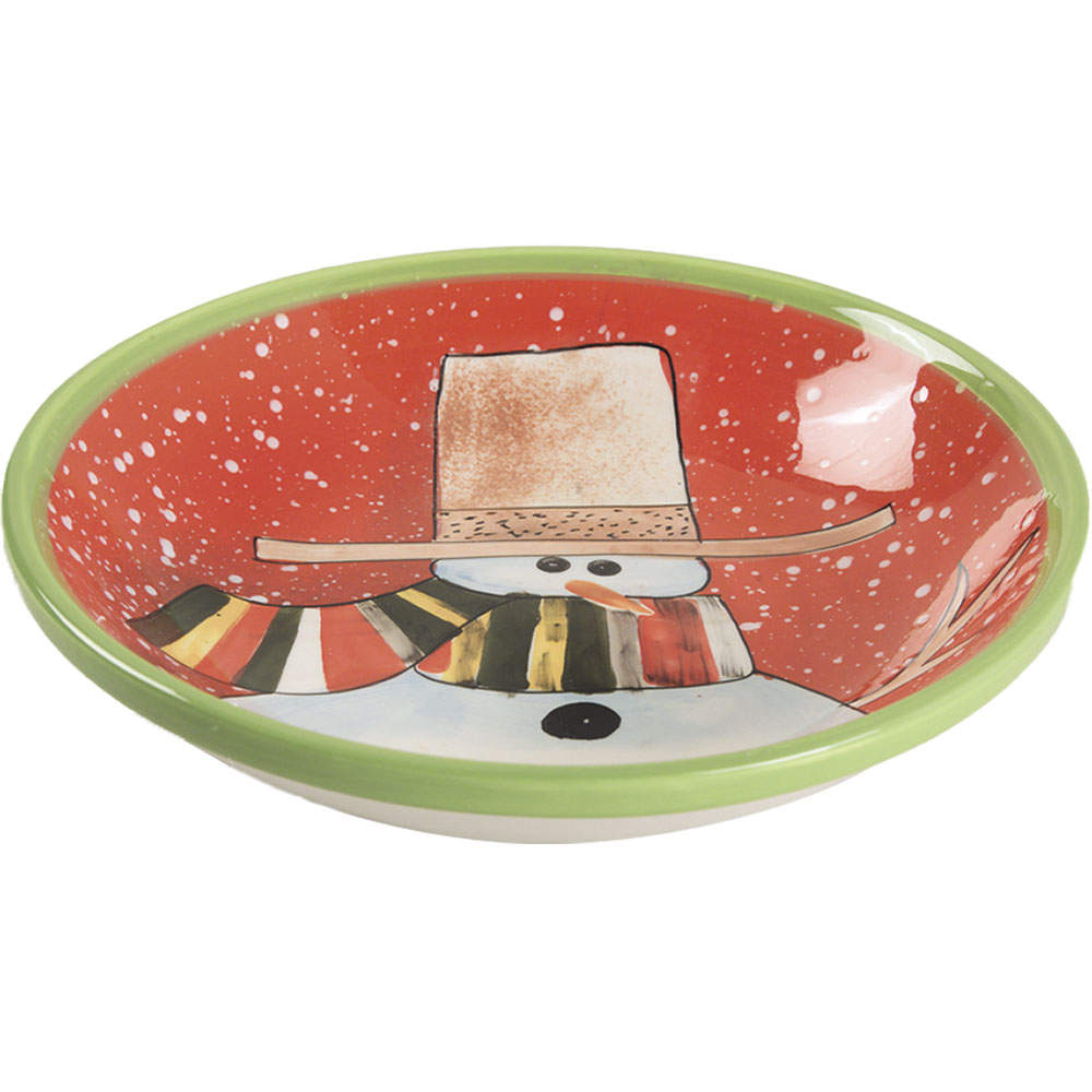 Charlie's Snowmen 9" Soup/Pasta Bowl by Certified International-1
