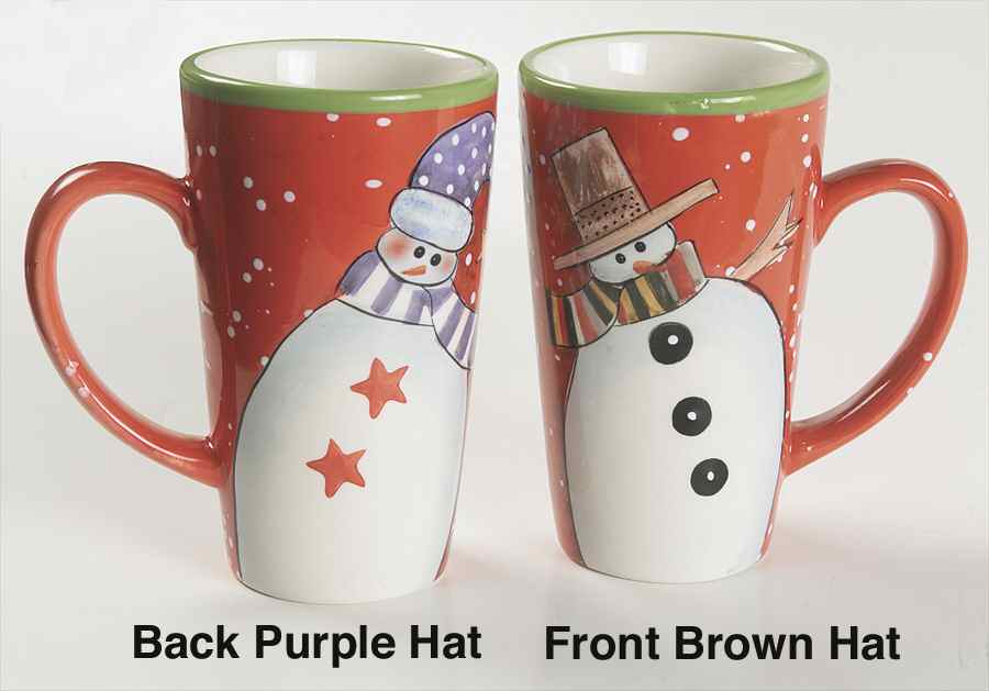 Charlie's Snowmen Latte Mug by Certified International-1