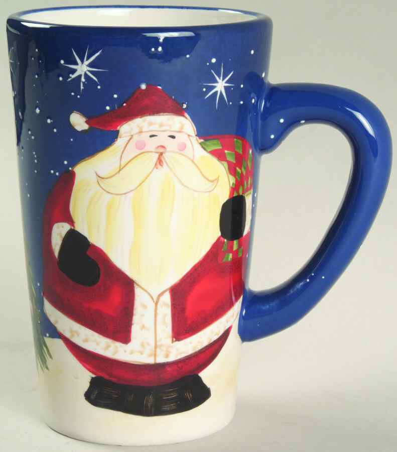 Snowball Santa Latte Mug by Certified International-1