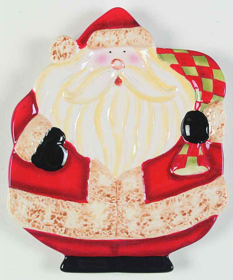 Snowball Santa Open Candy Dish by Certified International-1