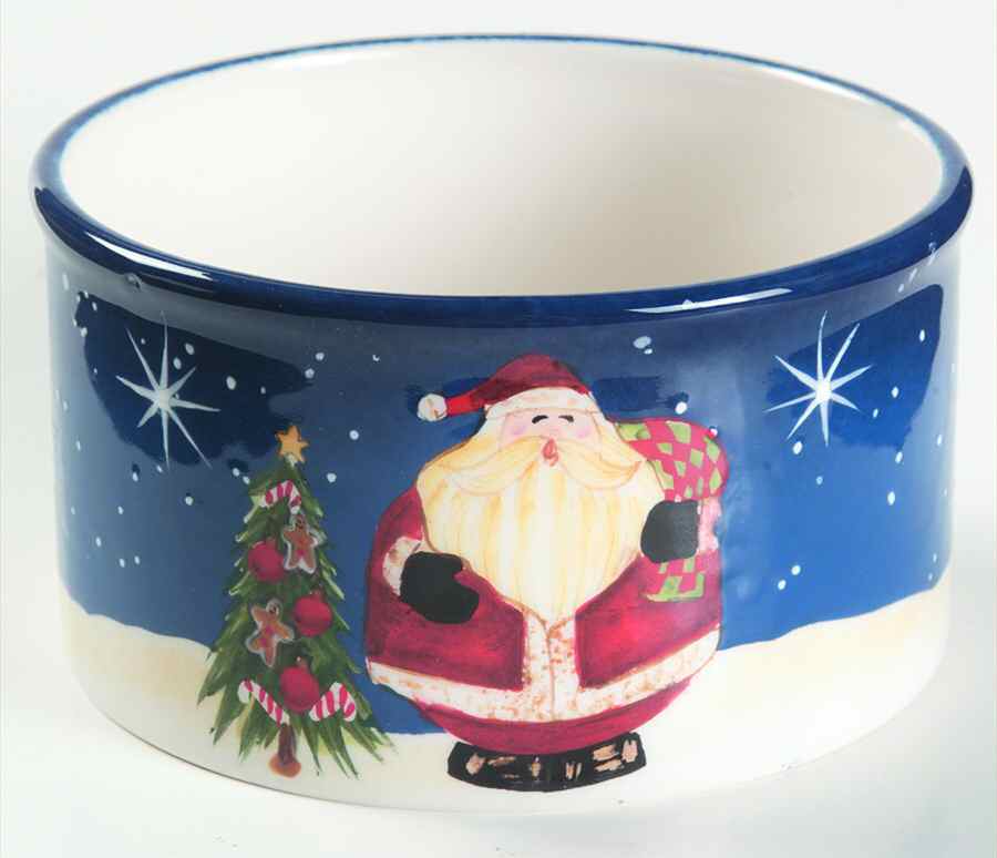 Snowball Santa Dip Bowl (for Dip and Spreader) by Certified International-1