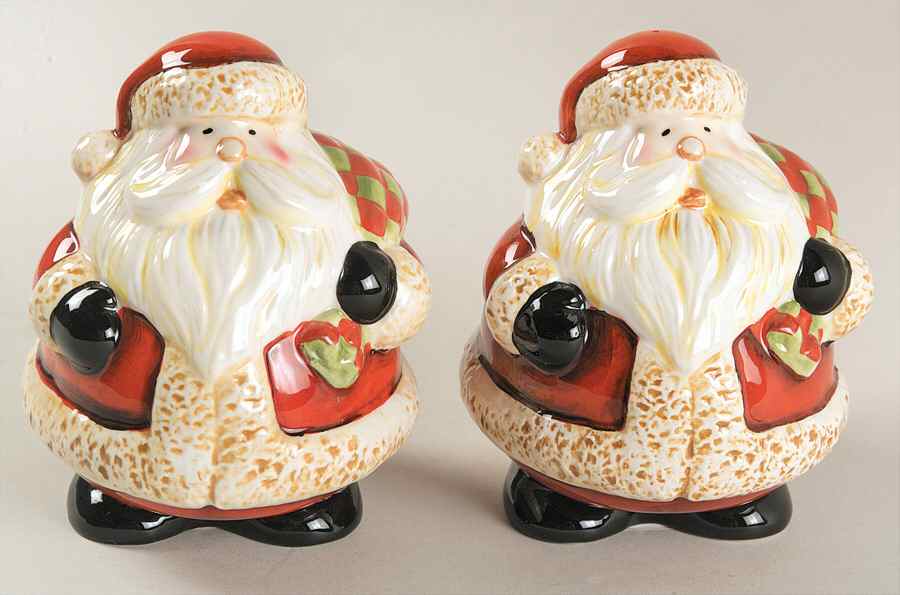 Snowball Santa Figural Salt & Pepper Set by Certified International-1