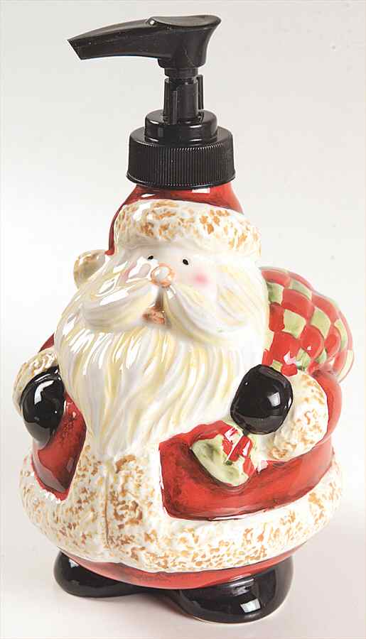 Snowball Santa Figural Lotion Dispenser by Certified International-1