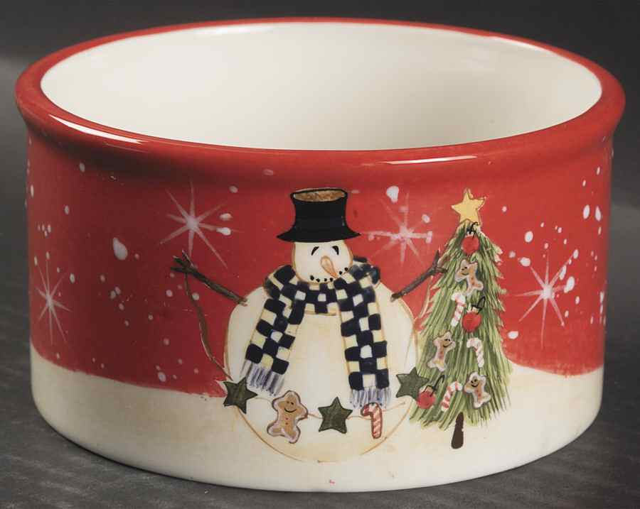 Snowball Snowman Dip Bowl (for Dip and Spreader) by Certified International-1