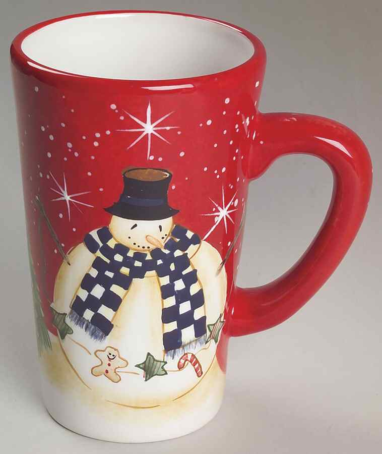 Snowball Snowman Latte Mug by Certified International-1