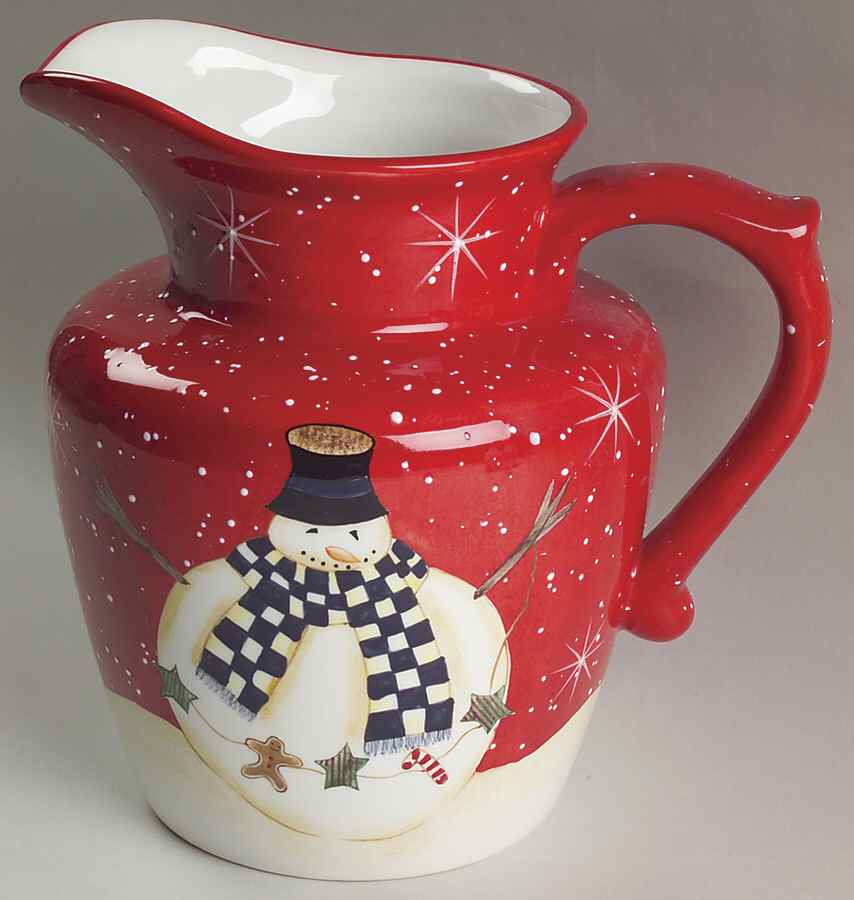 Snowball Snowman 112 Oz Pitcher by Certified International-1