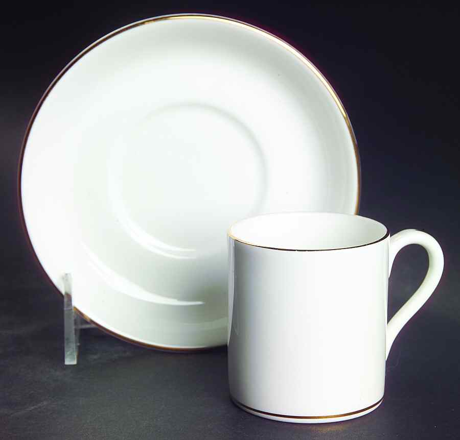 CRS121 Flat Demitasse Cup & Saucer Set by Crown Staffordshire-1
