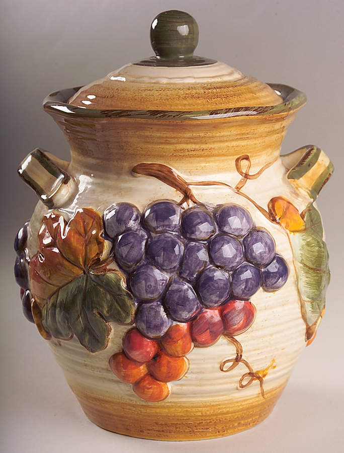 Tuscany Extra Large Canister & Lid by Certified International-1