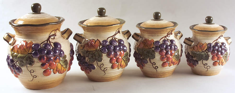 Tuscany (4 Piece) Canister Set (Box Set) by Certified International-1
