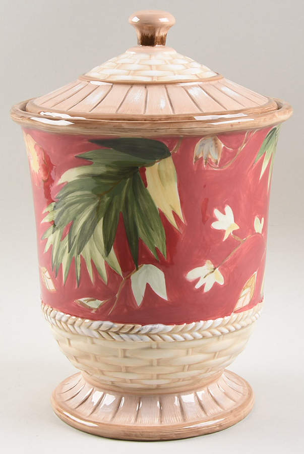 Paradise Extra Large Canister & Lid by Certified International-1