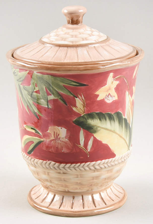Paradise Medium Canister & Lid by Certified International-1