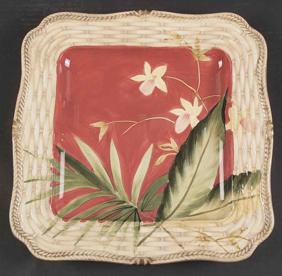 Paradise 13" Square Serving Platter by Certified International-1