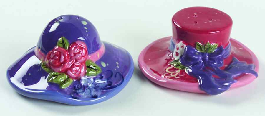Ladies in Red Salt & Pepper Set by Certified International-1