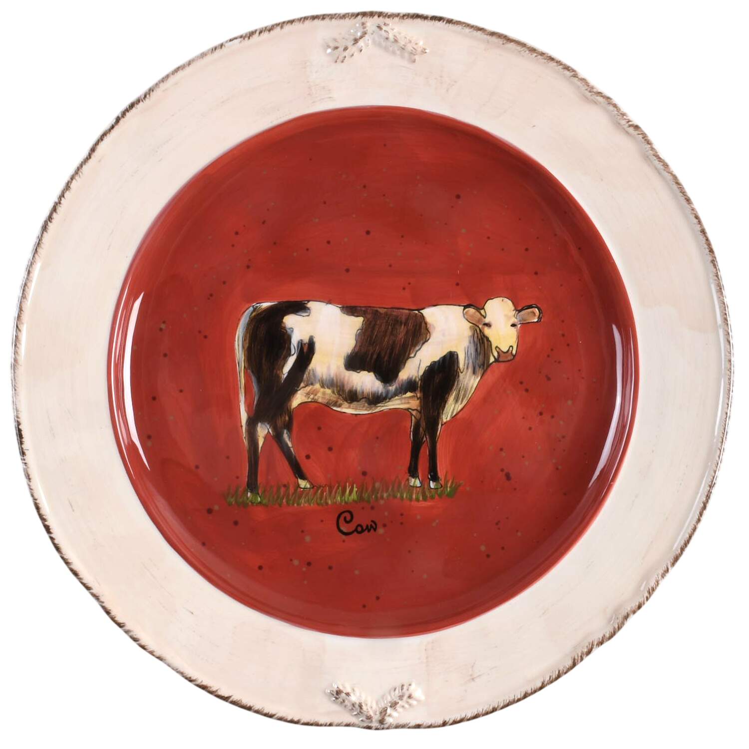 Vintage Farm 16" Chop Plate (Round Platter) by Certified International-1