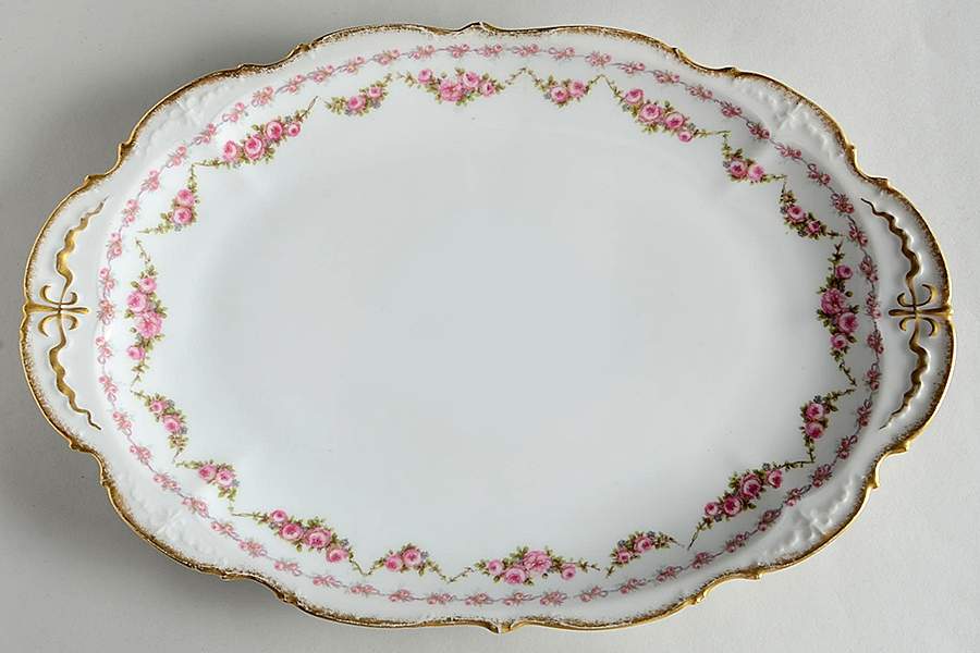 Schleiger 1339-2 13" Oval Serving Platter by Charles Field Haviland-1