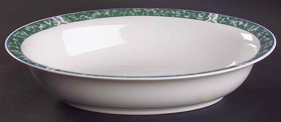 Coventry Blue 10" Oval Vegetable Bowl by Citation-1