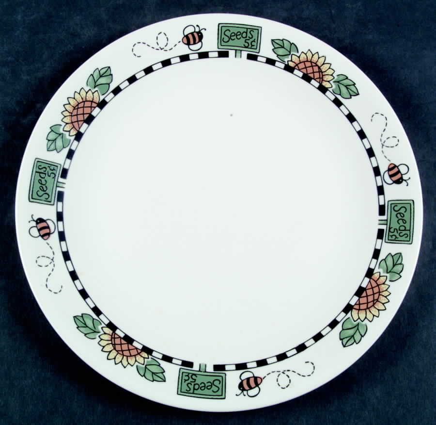 Sunblossoms (Corelle) Dinner Plate by Corning Corelle-1