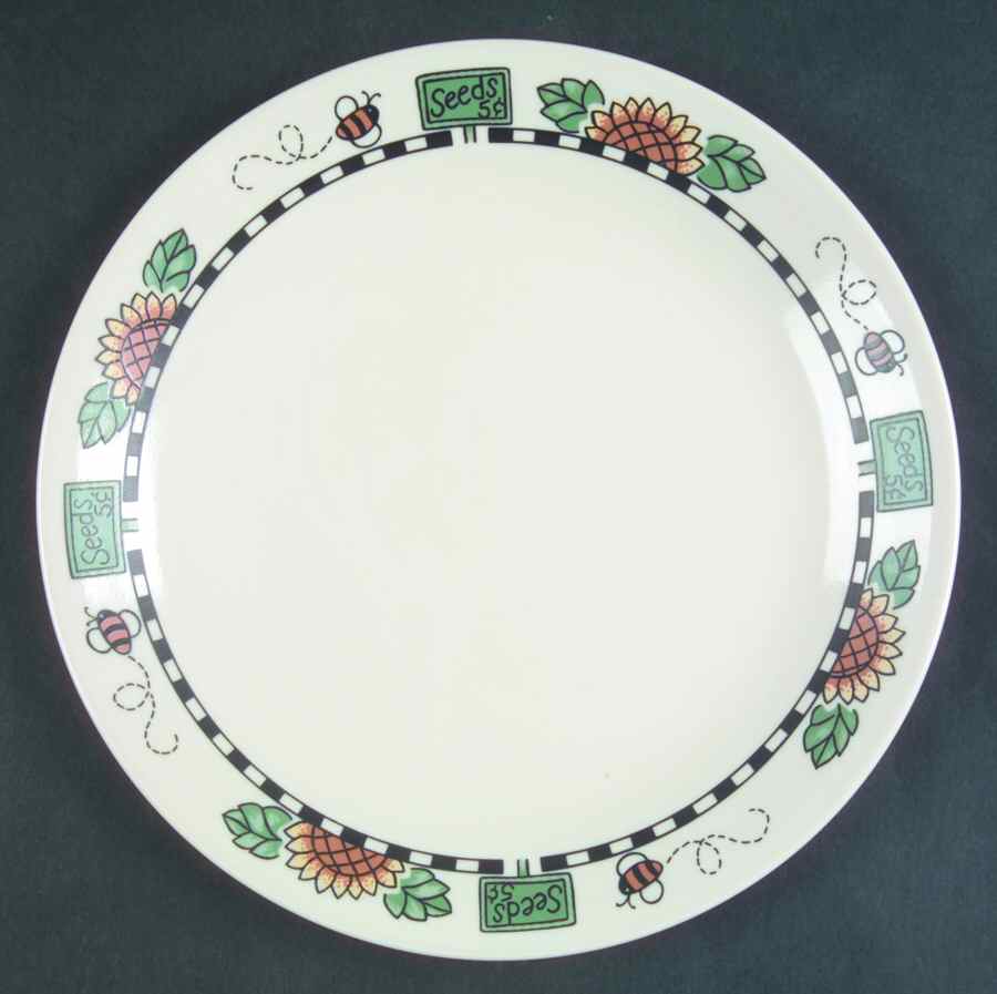 Sunblossoms (Corelle) Luncheon Plate by Corning Corelle-1