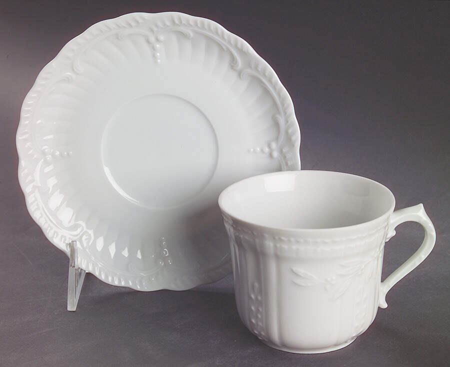 Rome Flat Cup & Saucer Set by Chastagner & Cie-1