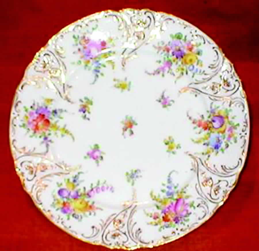 Dresden Salad Plate by Carl Tielsch-1