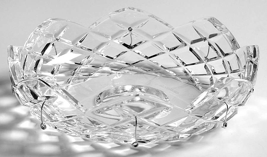 Powerscourt 6" P.1 Plate/Bobeche (Holds 8 Drops) by Waterford Crystal-1
