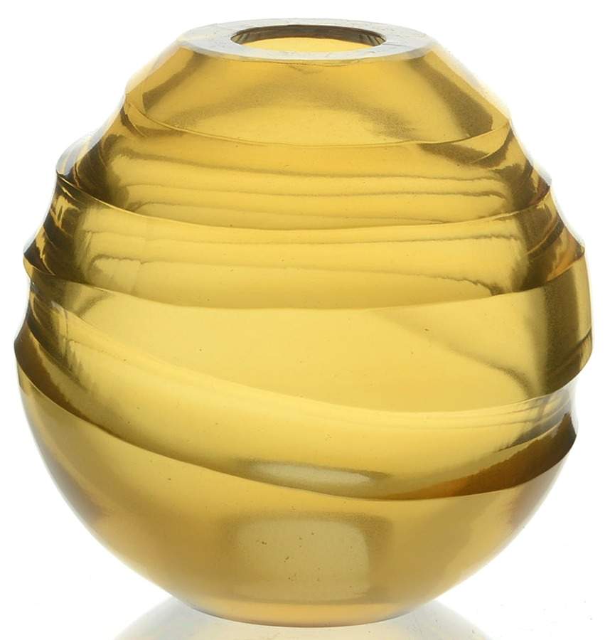Lighting Parts Medium Amber Centerpiece by Waterford Crystal-1