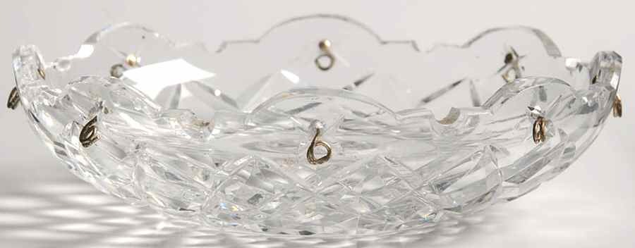 Avoca (Cut Base) 4" Plate/Bobeche (Holds 8 Drops) by Waterford Crystal-1