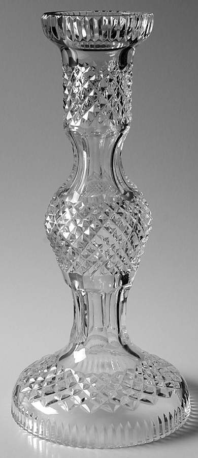 Candlesticks 11" Tall Single Light Candlestick by Waterford Crystal-1