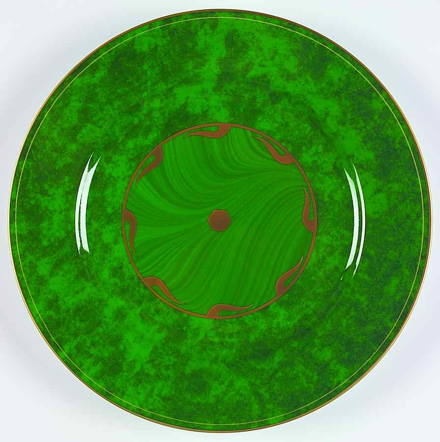 Imperial Malachite Service Plate (Charger) by Lynn Chase-1