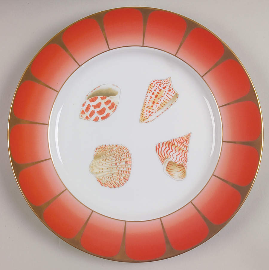 Coral Seas Service Plate (Charger) by Lynn Chase-1