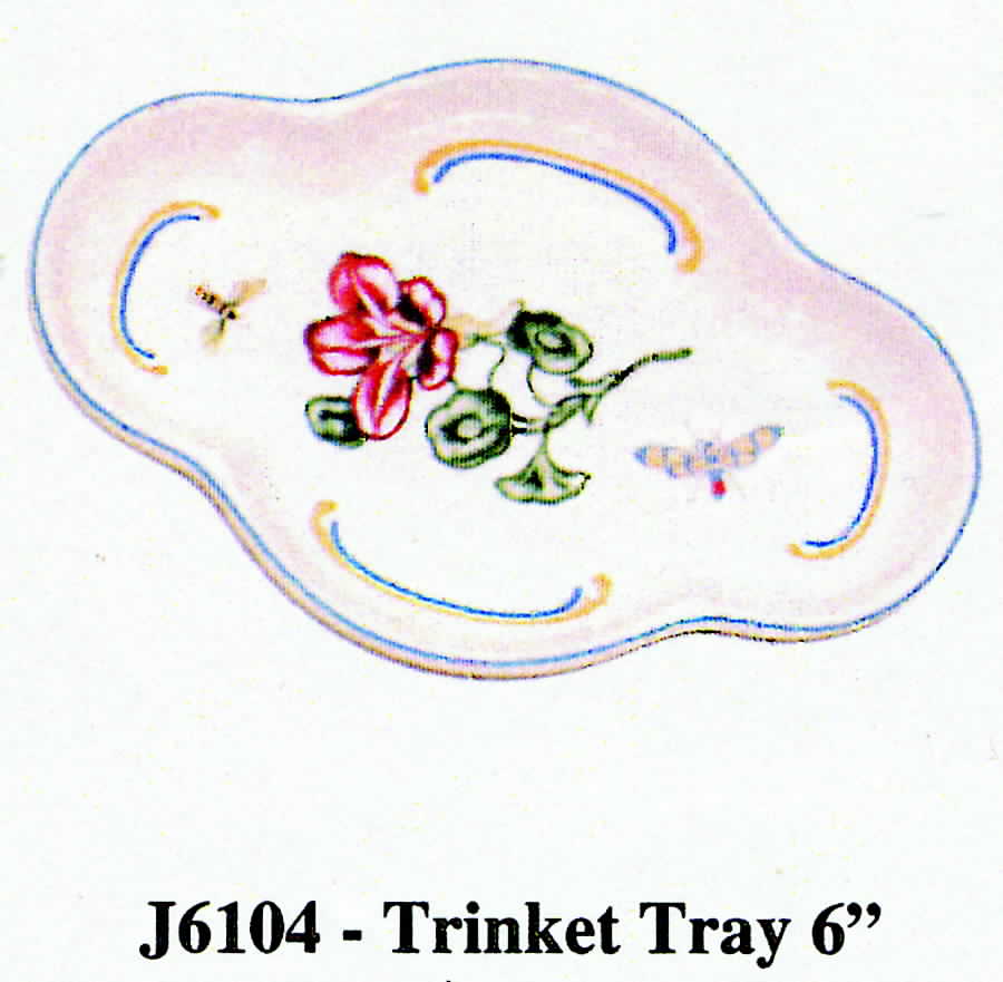 Jardin Small Oval Tray by Lynn Chase-1