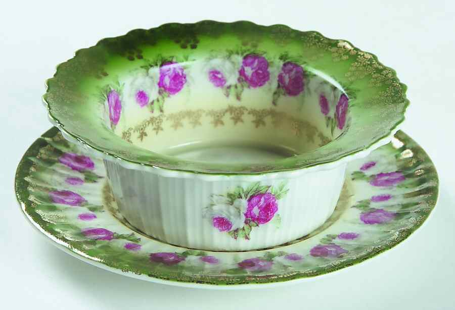 CTI175 Ramekin & Saucer Set by Carl Tielsch-1
